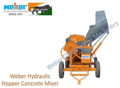 1250 KG Hydraulic Hopper Concrete Mixer, Certification : CE Certified, ISO 9001:2015