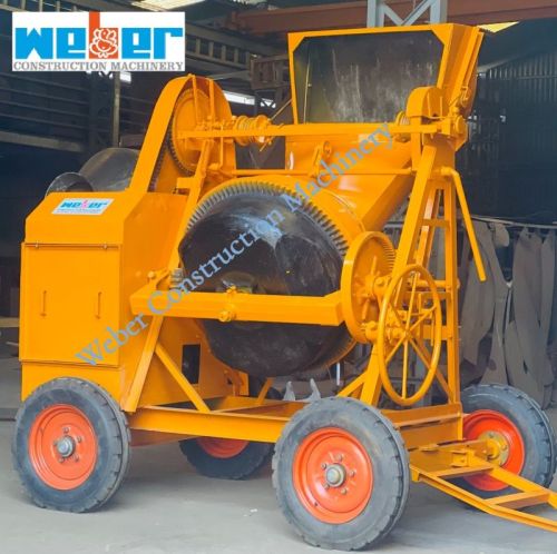 WEBER 1250 KG Mechanical Hopper Concrete Mixer, Certification : CE Certified, ISO 9001:2015