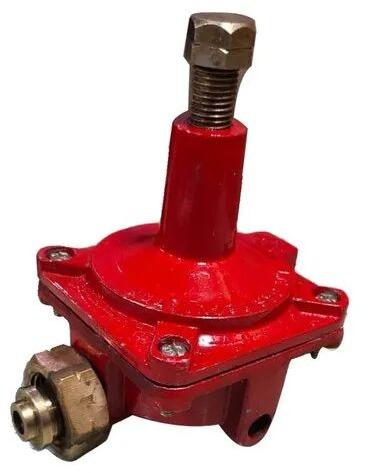 Red 80 Bar Industrial Brass Gas Regulator