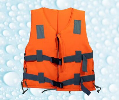 Plain Polyester Life Safety Jacket For Swim Wear