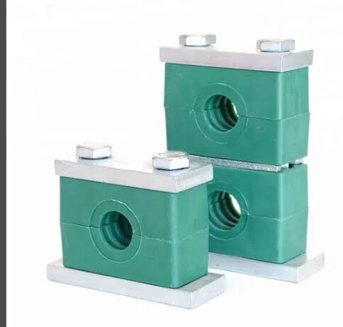 Green Plastic Hydraulic Pipe Clamp