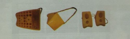 Plastic Wheel Chock, Color : Black, Yellow
