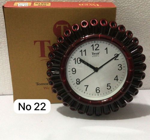 400-800 Gm Plastic MODEL NO. 22 CLOCK, For Home, Office, Decoration, Packaging Type : Cartoon Box