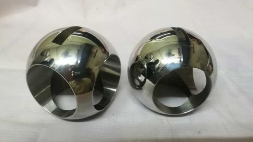 Brijeshballs Flanged End SS Tri-Port Ball Valve Balls, For Oil Fitting