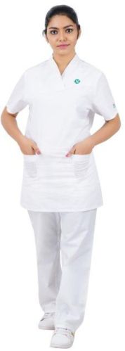 Ladies White Medical Scrub Suit, For Clinical, Hospital, Feature : Comfortable, Easily Washable, Skin Friendly