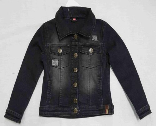 Plain Girls Black Denim Jacket, Feature : Skin-Friendly, Easy Washable, Attractive Designs