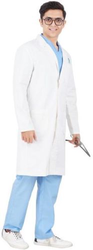 Cotton Plain Mens Laboratory Coat, Feature : Skin Friendly, Soft, Washable