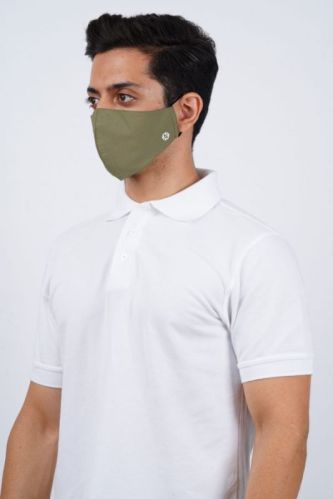 Surgical Green Cotton Mask, For Hospital, Clinical