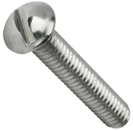 Silver Stainless Steel ROUND HEAD MACHINE SCREWS