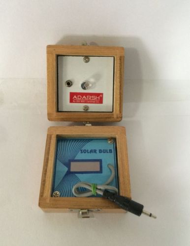 Blue Wood Solar Bulb Model, For Kids Playing, Teaching, Style : Educational