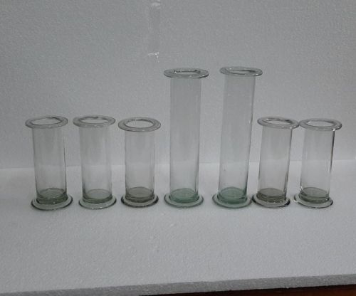 Transparent Round Plain Glass Specimen Gas Jar, For Lab Purpose, Feature : Fine Finishing