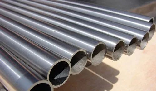 Silver Round Monel K400 Seamless Pipe, For Industrial