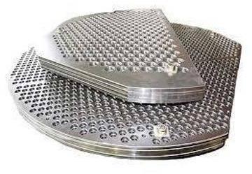 Machined Stainless Steel Baffle Plate, For Industrial, Boiler