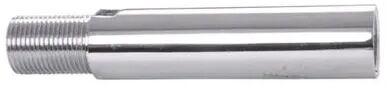 Silver Round Brass CP Extension Nipple, For Hydraulic Pipe, Size : 3/8