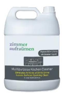 Zimmer Aufraumen Multipurpose Kitchen Cleaner, Packaging Type : Can