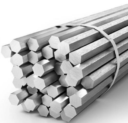 Silver Stainless Steel Hex Bar, For Industry