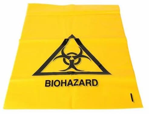 LDPE Biohazard Printed Bags, For Commercial, Feature : Durable, Easy Folding, Easy To Carry, Eco-Friendly