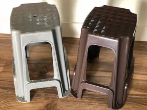 Brown ANAX Plastic Stool, For Office, Home, Hospital, Size : All Sizes