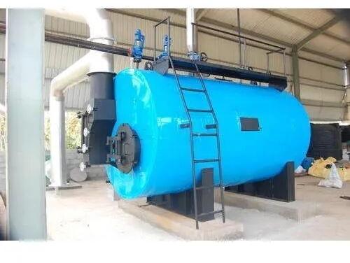 Mild Steel Husk Fired Steam Boiler, For Industrial, Working Pressure : 12 Kg/cm2