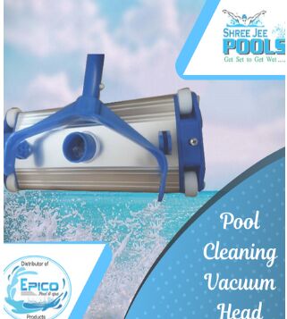 Silver Swimming Pool Cleaning Vacuum Head