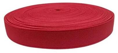 Red Non Woven Shoe Elastics