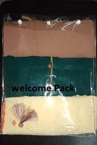 Transparent PVC Buttons Bag