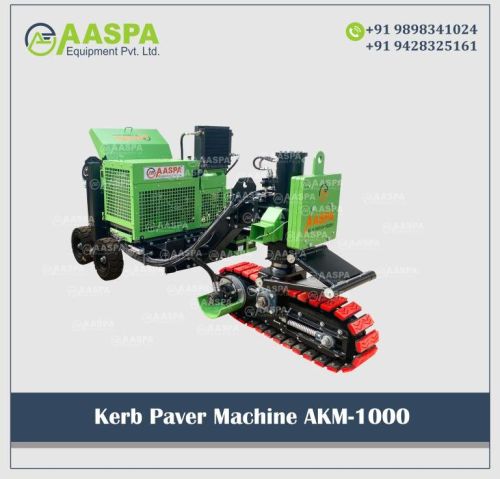 Hydraulic 5000 AKM1000 Kerb Paver Machine, Brick Raw Material : CM