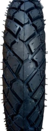 Round 90/100-10 TL Gripwell Bike Tyre, For Motocycle, Color : Black