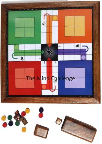 Square Wood Magnetic Ludo Game, Feature : Easy To Carry, Fine Finished