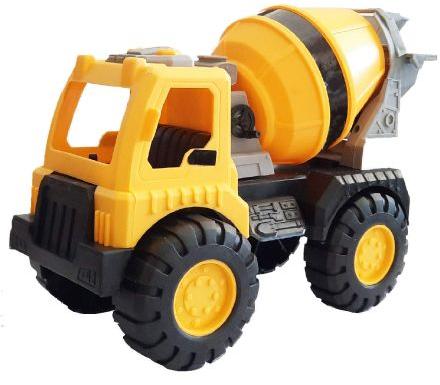 Black Plastic Cement Mixing Truck Toy, For Gifting, Kids Playing, Technics : Machine Made