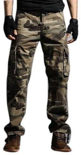 Cotton Camouflage Cargo Pant, Size : 28-34