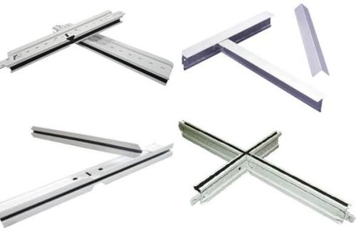 Grey Plain T Grid Ceiling