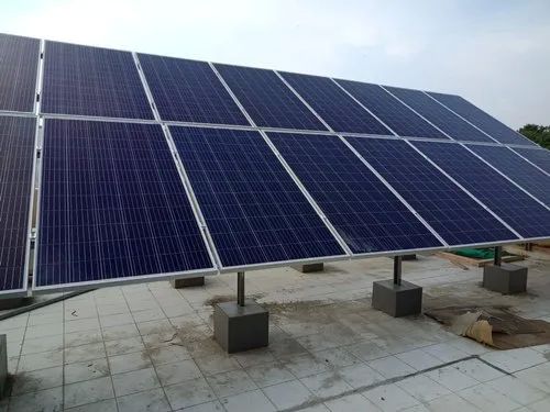 Blue Rooftop Solar Power Plant, For Commercial, Industrial, Operating Voltage : 24 V