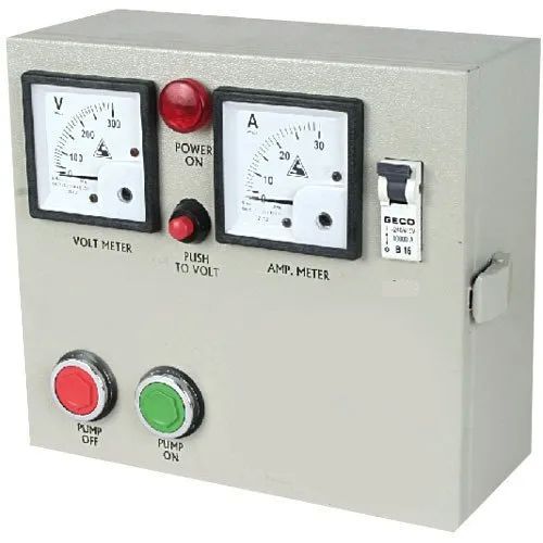 380V Electric Mild Steel Submersible Pump Control Panel, For Industrial, Autoamatic Grade : Automatic