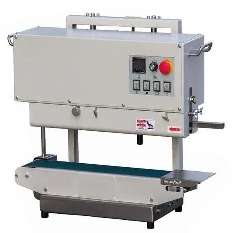 415 V Electric Polished Mild Steel 50/60 Hz Automatic Pouch Sealing Machine, For Industrial Use, Phase : Three Phase