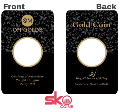 PVC Plastic Sheet Printed Customize Gold Coin Card, Feature : Fine Finishing, Great Design, Light Weight