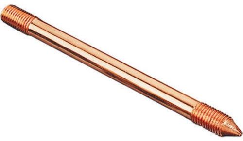 Solid Polished Copper Earthing Rod