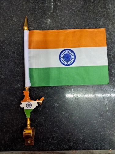 Plastic Indian Bike Flag, Size : 30cm X 17cm