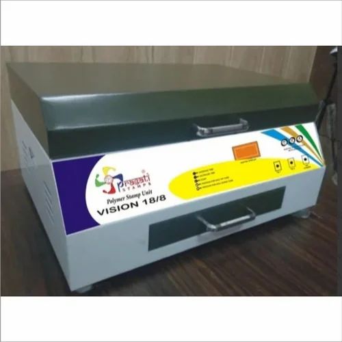 Sun Stamper 60w Polymer Rubber Machine, Color : White Dark Brown