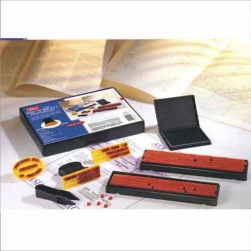 Rubber Stamps Shiny Printing Kit, Color : Black