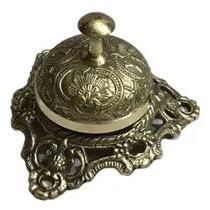 Golden Antique Brass Office Table Bell