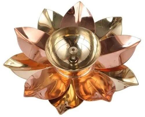Brass Diya, Color : Golden