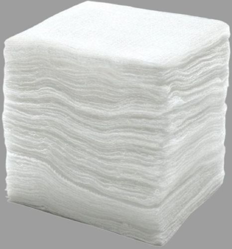 White Cotton Gauze Swab