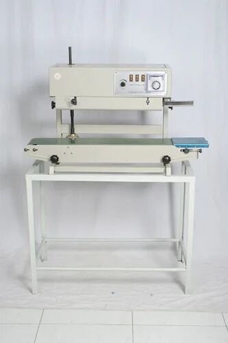 Semi-Automatic Mild Steel Band Sealing Machine, Capacity : 500 Pouches/HR