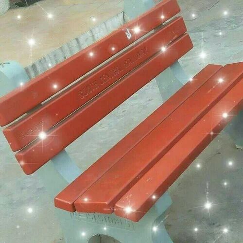 Multicolor Plain RCC Bench, For Garden, Length : 5feet