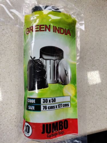 HDPE Plastic Garbage Bags, For Outdoor Trash, Size : 15x15x12, 18x18x14, 20x20x16, 22x22x18, 24x24x20