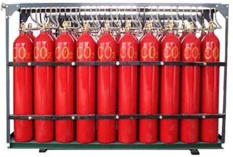 Red Automatic Mild Steel CO2 Flooding System