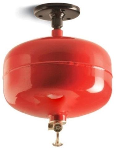 Dark Red Round Mild Steel Modular Fire Extinguisher, For Industry, Mounting Type : Ceiling Mounted