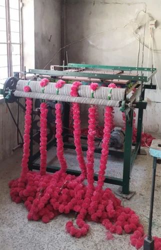 Green 220V Mild Steel Artificial Flower Making Machine, Automatic Grade : Semi Automatic