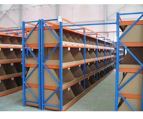 Rectangular Mild Steel Industrial Shelving Rack